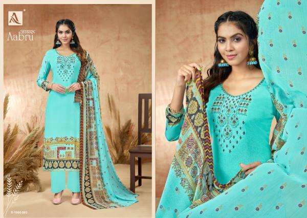 Alok Aabru 4 Festive Wear Designer Cotton Dress Material Collection